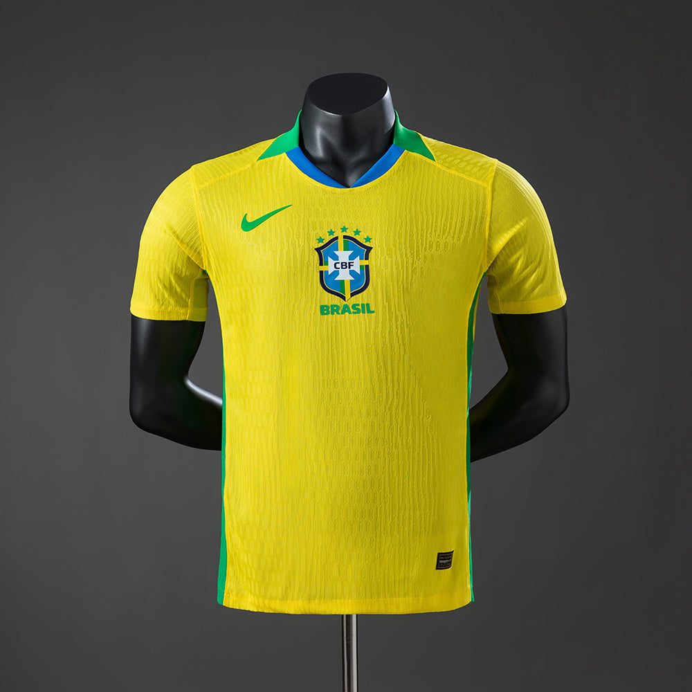 Player Version Brazil Home Jersey 2025 Football Kit Soccer