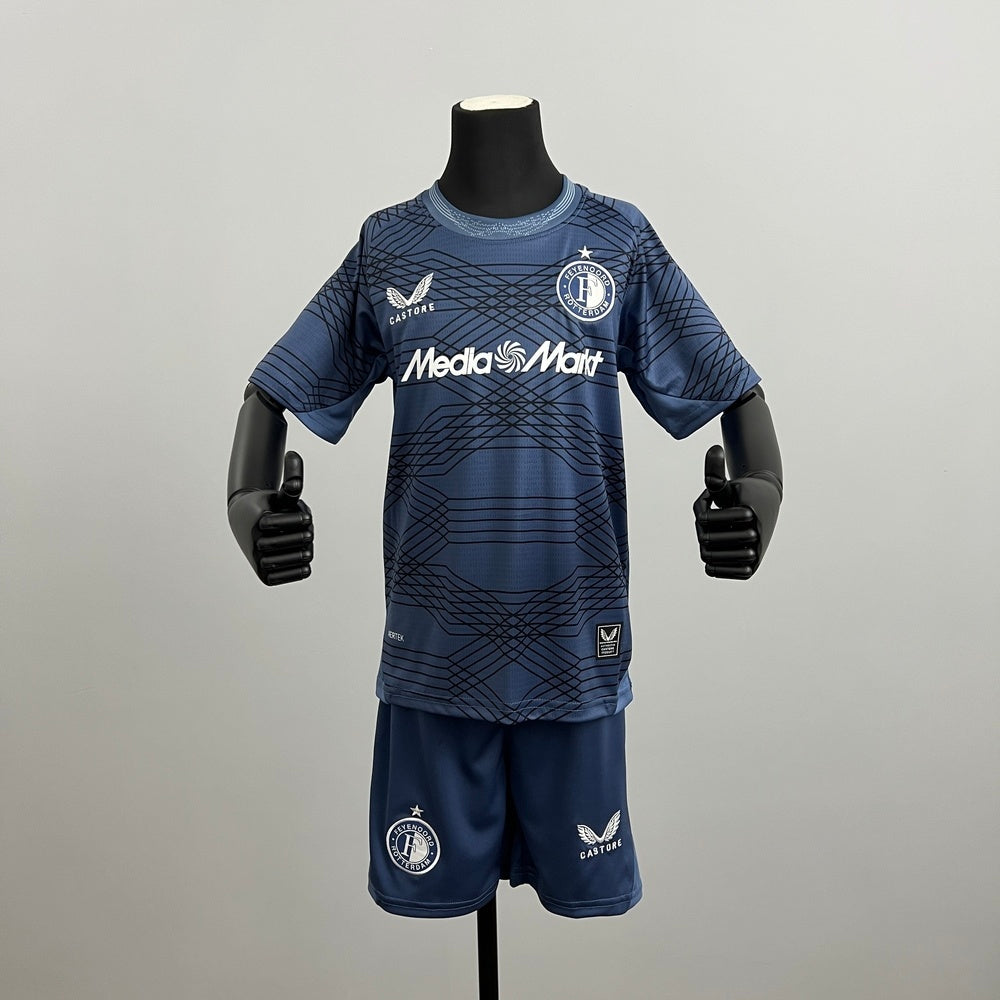Kids Feyenoord Jersey 25/26 Away Football Kit Soccer