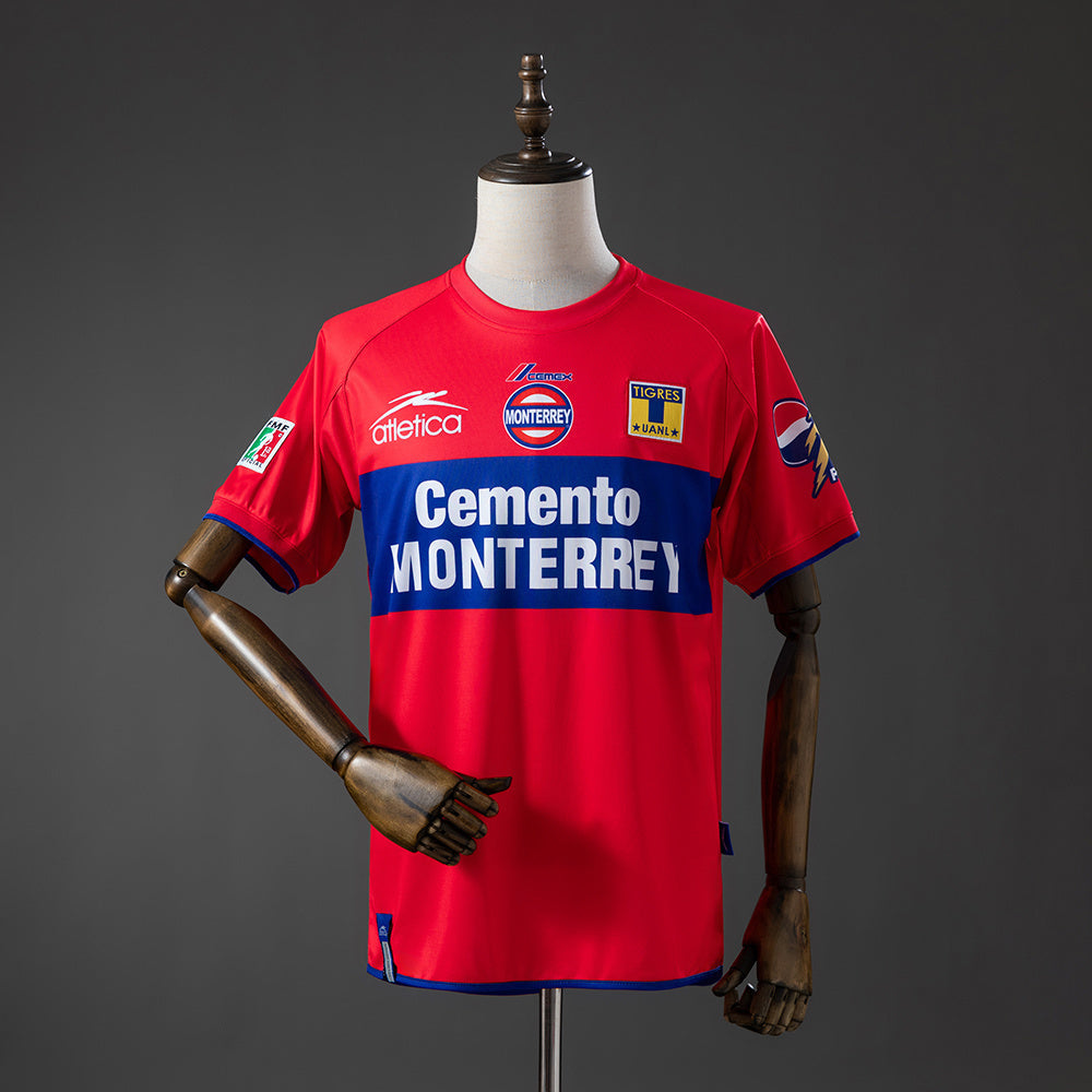 Club Tigres Away Jersey 2001-2002 Retro Football Kit Soccer