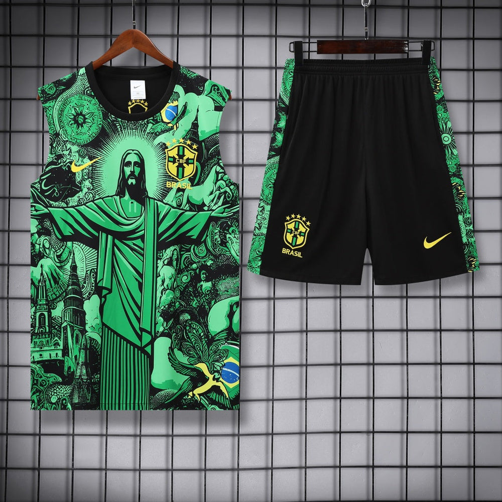 Brazil Vest Set Training Tracksuits 25/26 Football Kit