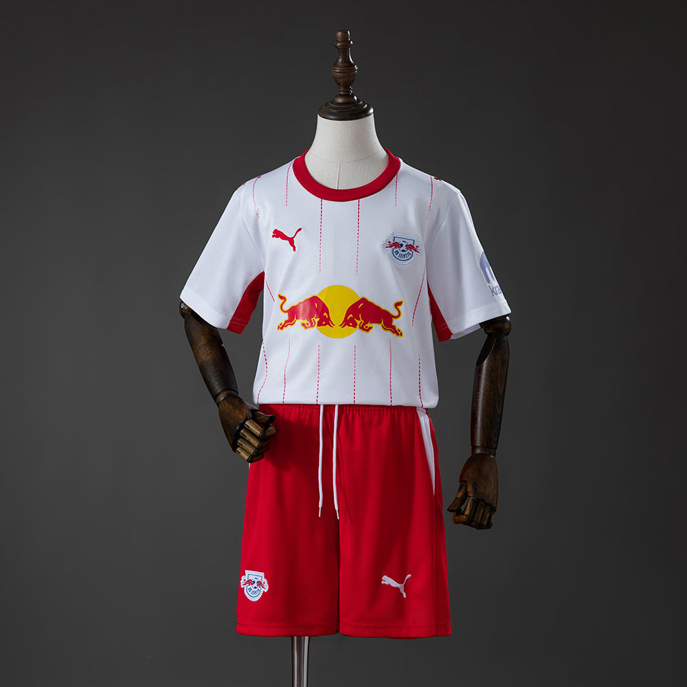 Kids RB Leipzig Home Jersey 2026-2027 Football Kit Soccer