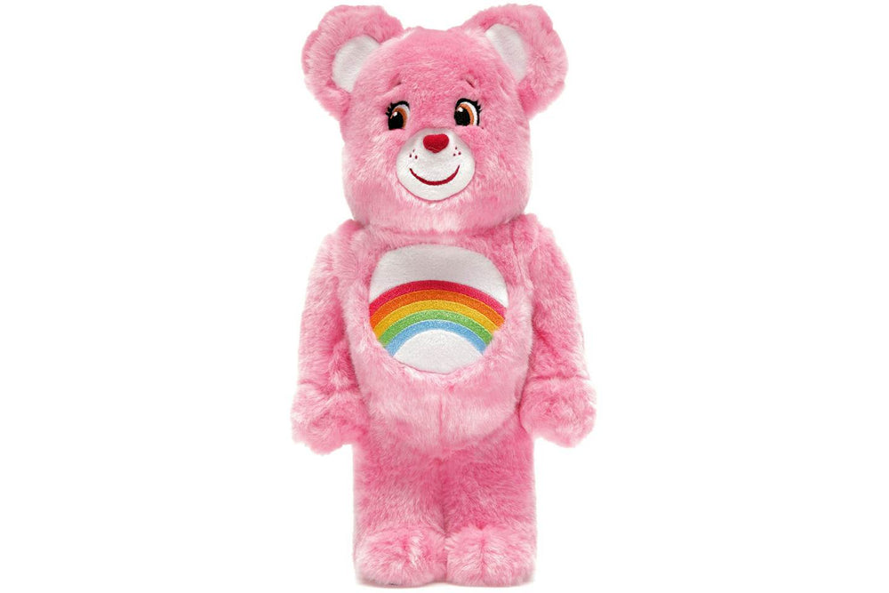 Bearbrick x Care Bears Cheer Bear Costume Version Figure - 400%, Pink
