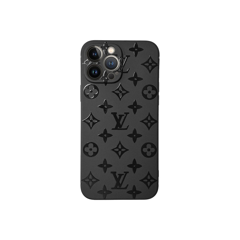 Black LV iPhone Case