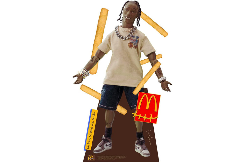 Travis Scott x McDonald's Action Figure Artwork Life-Size Cutout