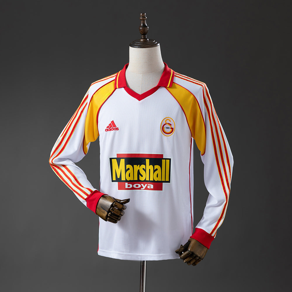 Galatasaray Jersey 1999-00 Away Retro Football Kit Long