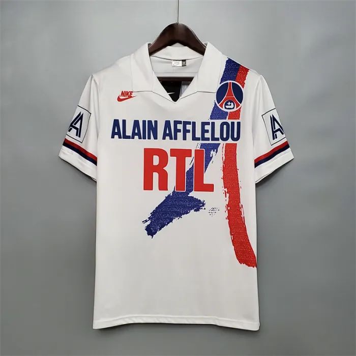 Paris PSG Jersey Home kit 1990/92 Retro Football Team