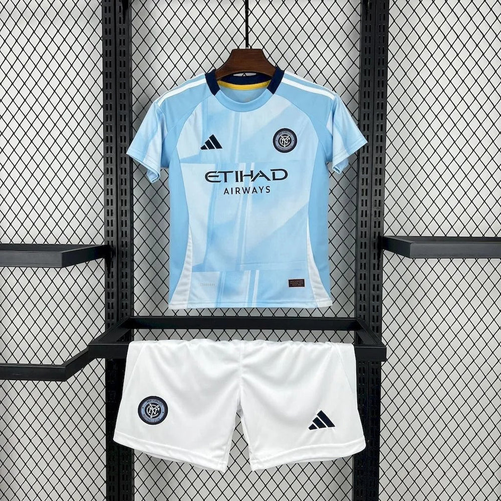 kids new york city jersey 25/26 home football kit soccer