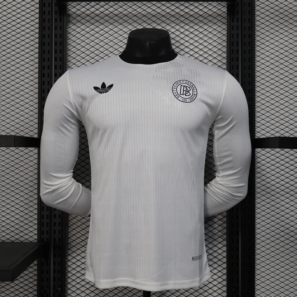 long sleeves player version germany jersey 25/26 white