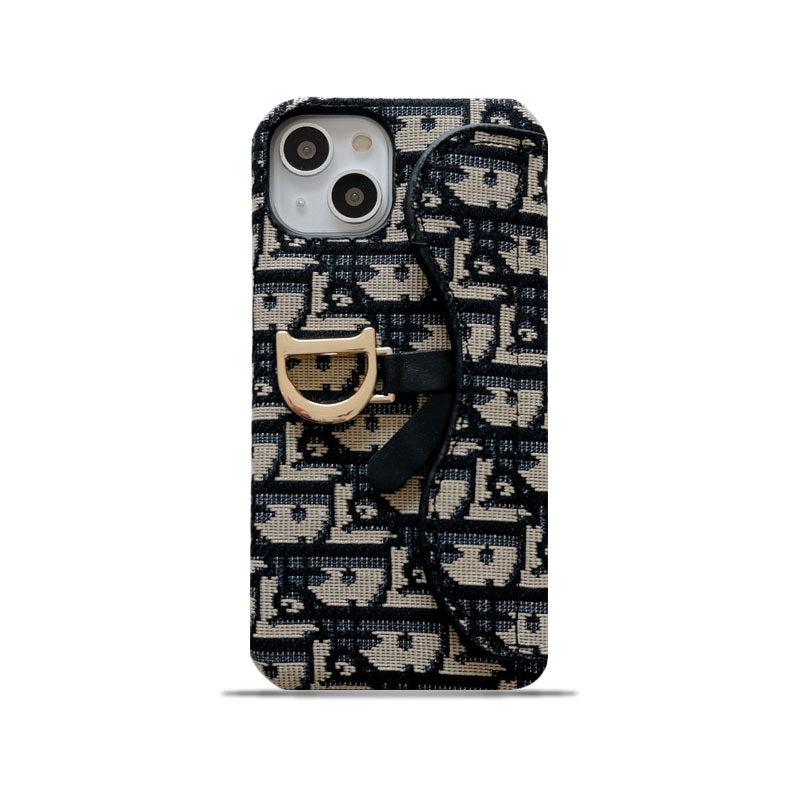 CD iPhone Case with Card Holder Black product image 1, provided for visual reference and product detail review