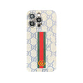 Classic GG iPhone Case Blue product image 1, provided for visual reference and product detail review