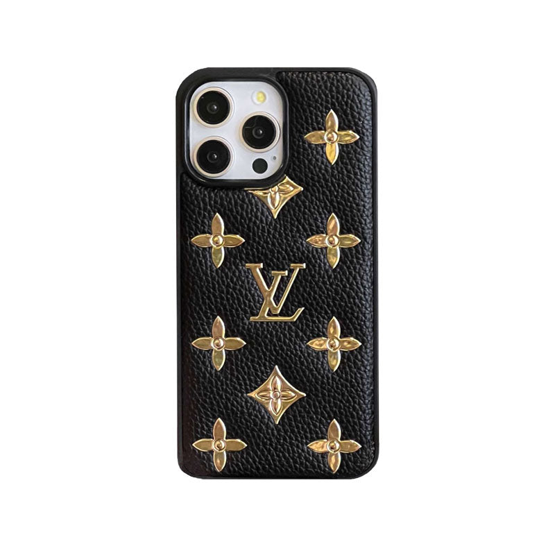 Monogram iPhone Case Black product image 1, provided for visual reference and product detail review