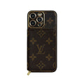 Monogram iPhone Case with Wallet Brown Large Print product image 1, provided for visual reference and product detail review