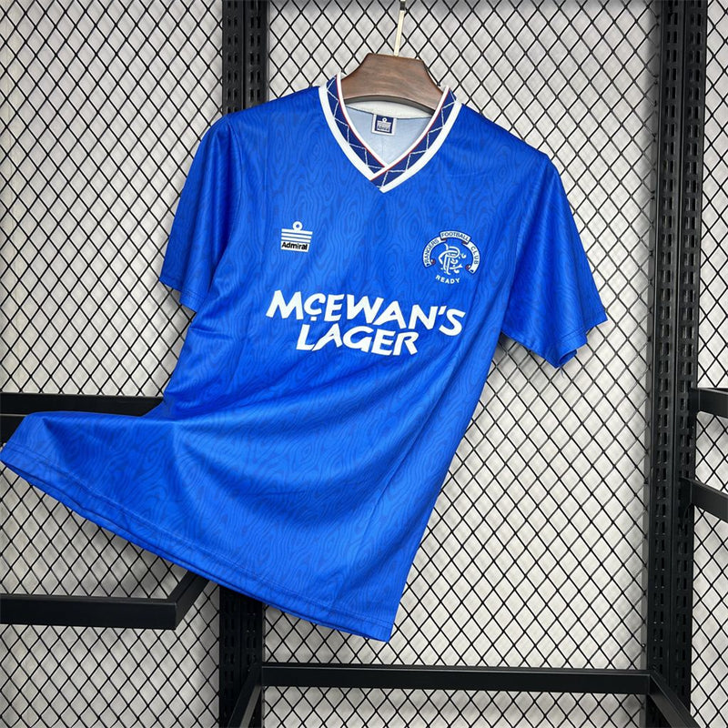 Retro Rangers Home Kit 1990 1992 Football Jersey product image 7