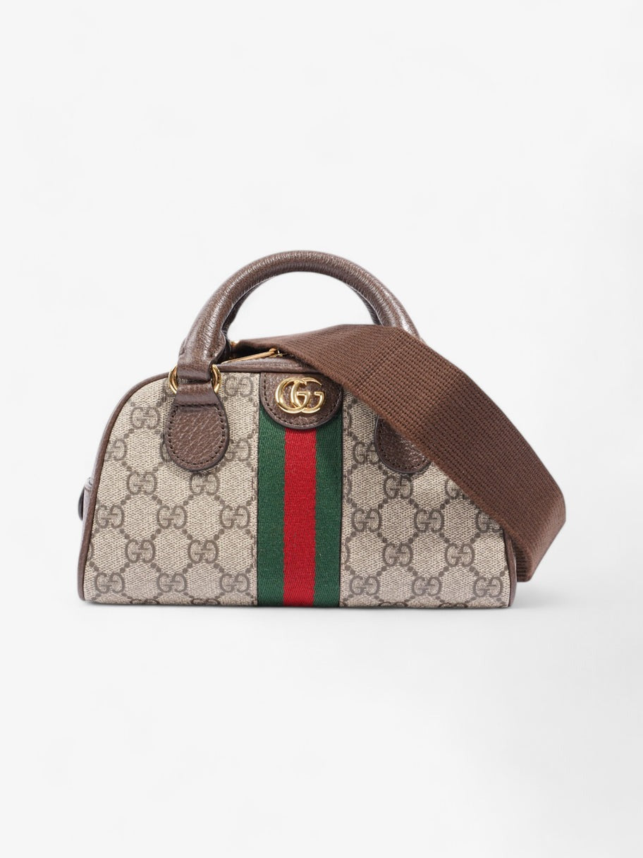 Gucci Ophidia Mini GG Supreme-Canvas Top-Handle Bag - Beige product image 2, provided for visual reference and product