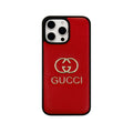 Leather GG Phone Case product image 1, provided for visual reference and product detail review