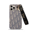 CD iPhone Case with Strap Gray product image 1, provided for visual reference and product detail review