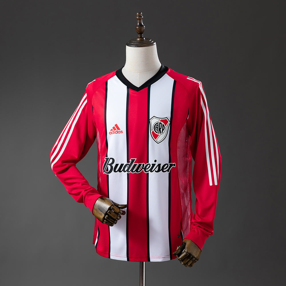 River Plate Jersey 2003-04 Home Retro Football Kit Long product image 1