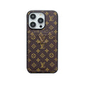 Classic Monogram iPhone Case with Card Holder -Small Printing product image 1, provided for visual reference and product