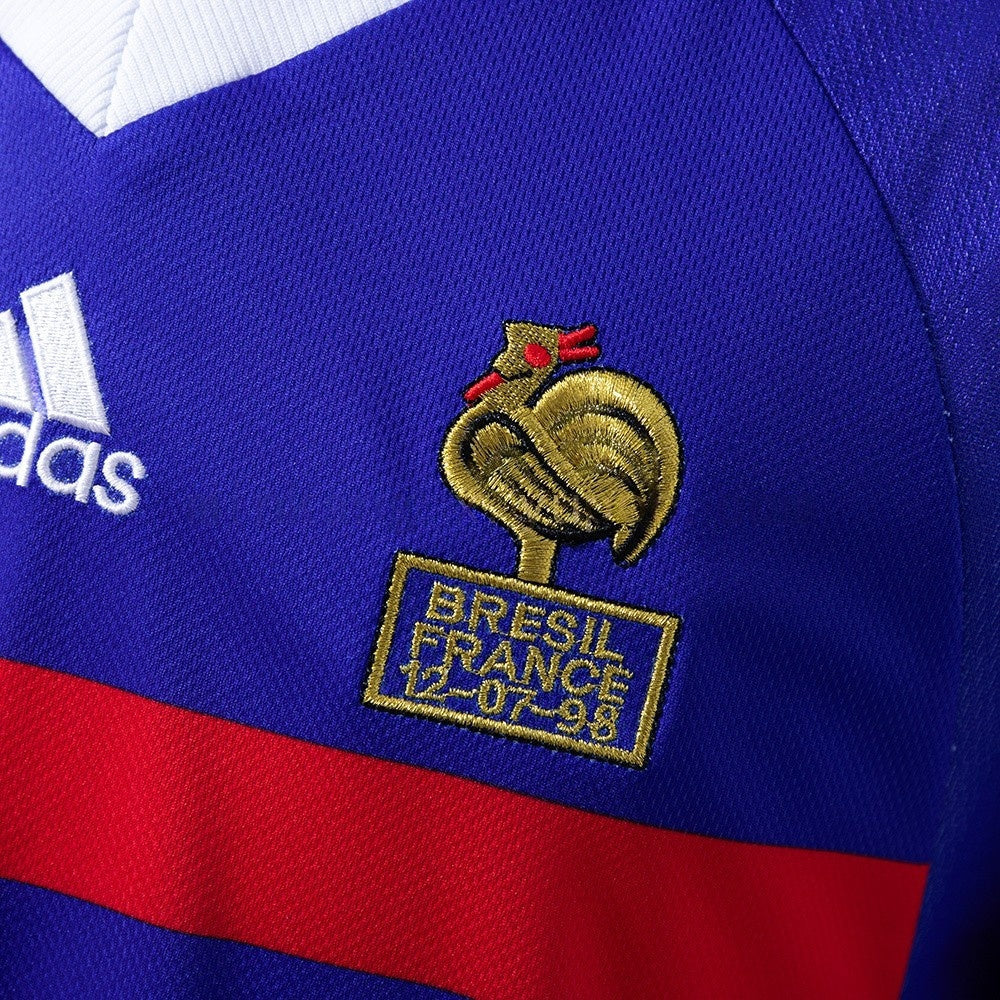 France Jersey 1998 Home Retro Football Kit Long Sleeves product image 5