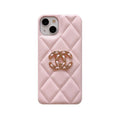 Classic Leather CC Phone Case for iPhone Pink product image 1, provided for visual reference and product detail review