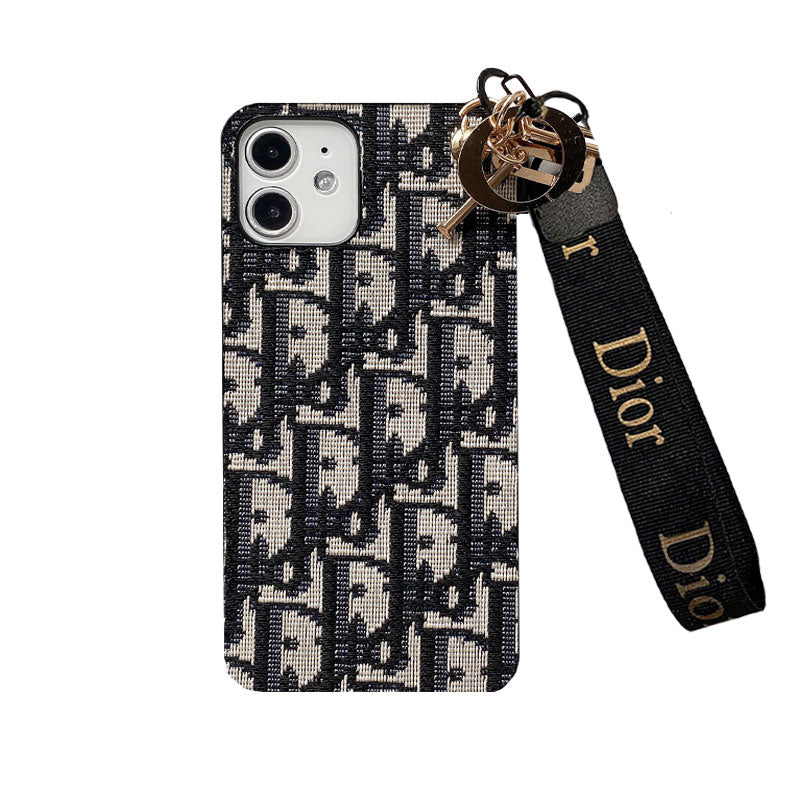 CD iPhone Case with Strap Black product image 1, provided for visual reference and product detail review