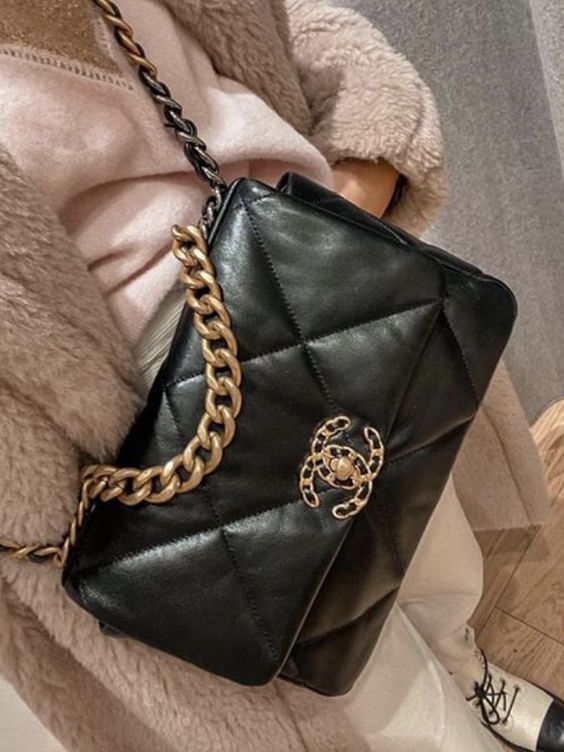 Chanel 19 Bag 30cm - Black product image 4, provided for visual reference and product detail review