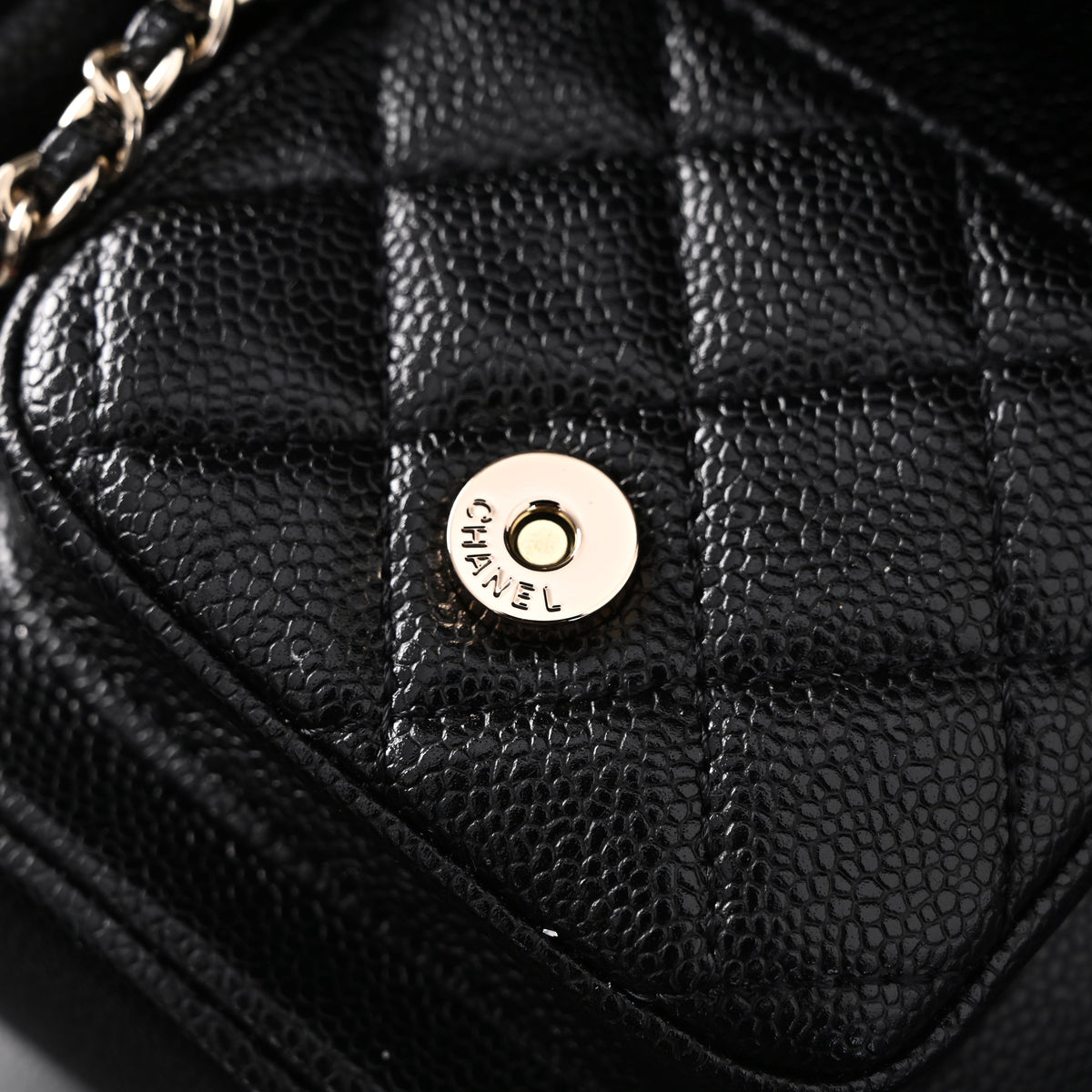 Chanel Duma Backpack – Black Quilted Lambskin with Gold-Tone Hardware (24A Collection) product image 7, provided for visual