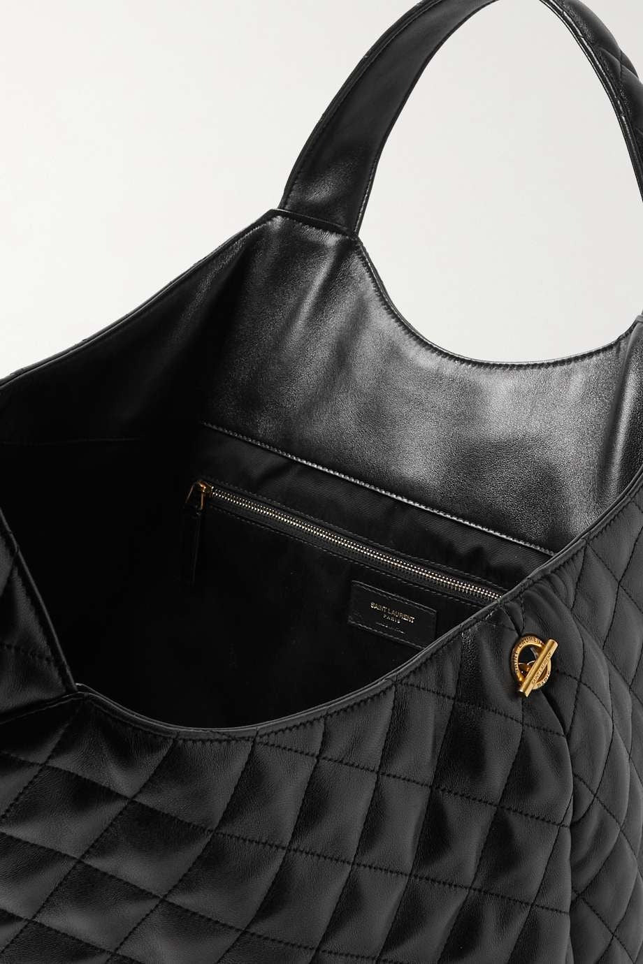 Saint Laurent Icare Extra Large Embellished Quilted Leather Tote - Black product image 4, provided for visual reference and
