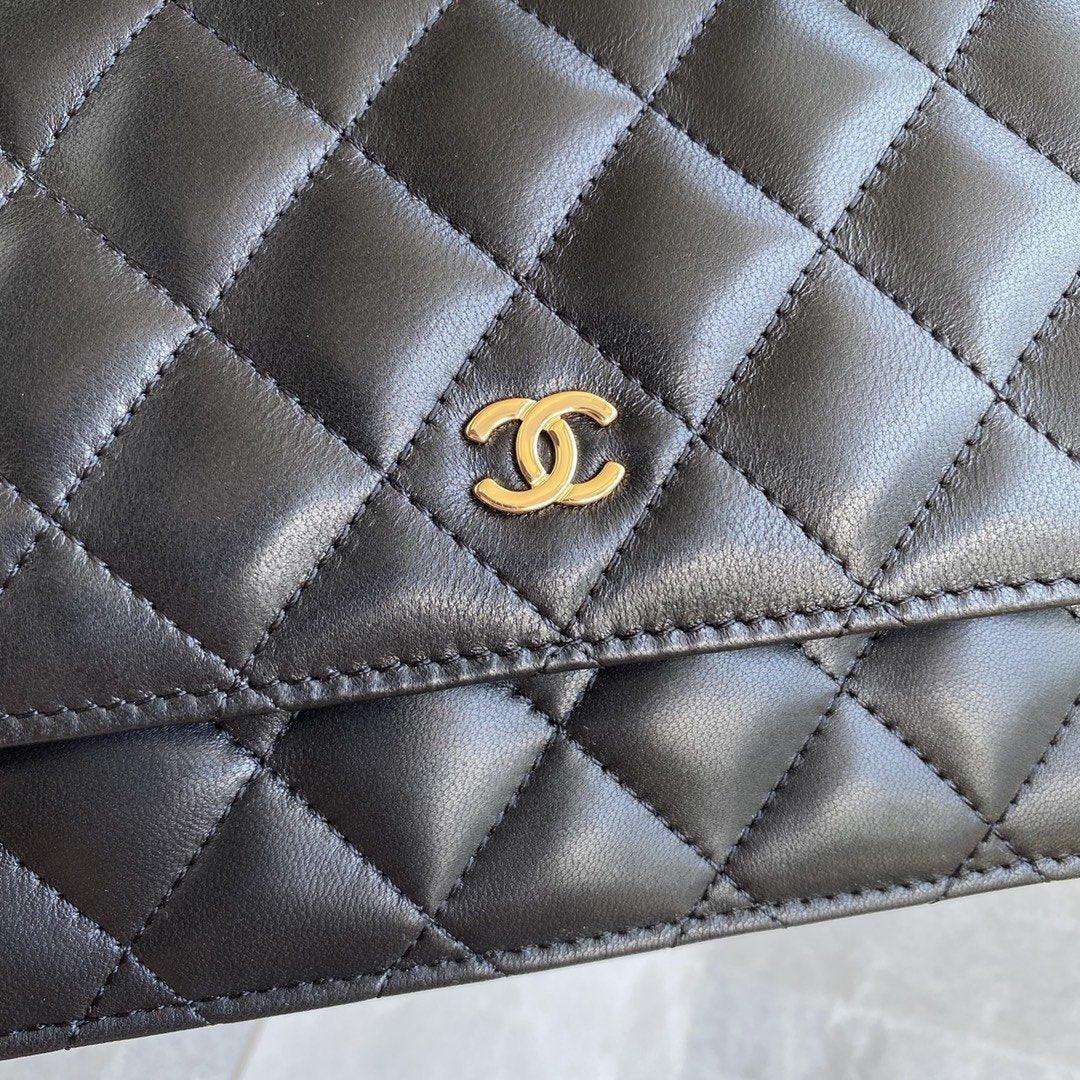Chanel Wallet On Chain WOC Black Lambskin - Classic Black product image 6, provided for visual reference and product detail
