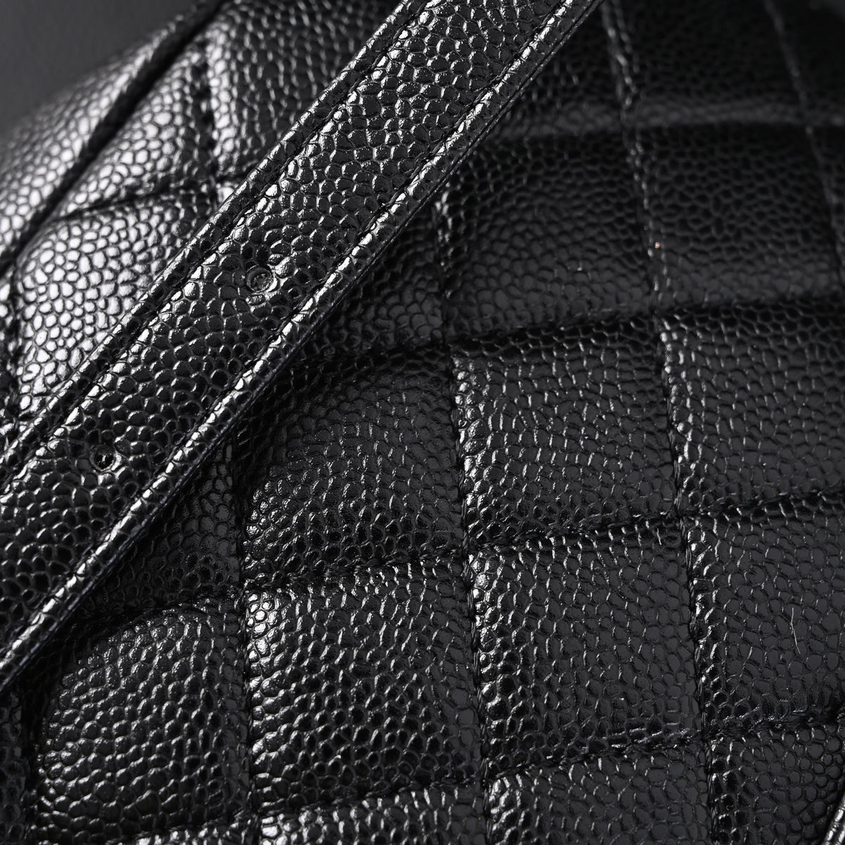 Chanel Duma Backpack – Black Quilted Lambskin with Gold-Tone Hardware (24A Collection) product image 5, provided for visual