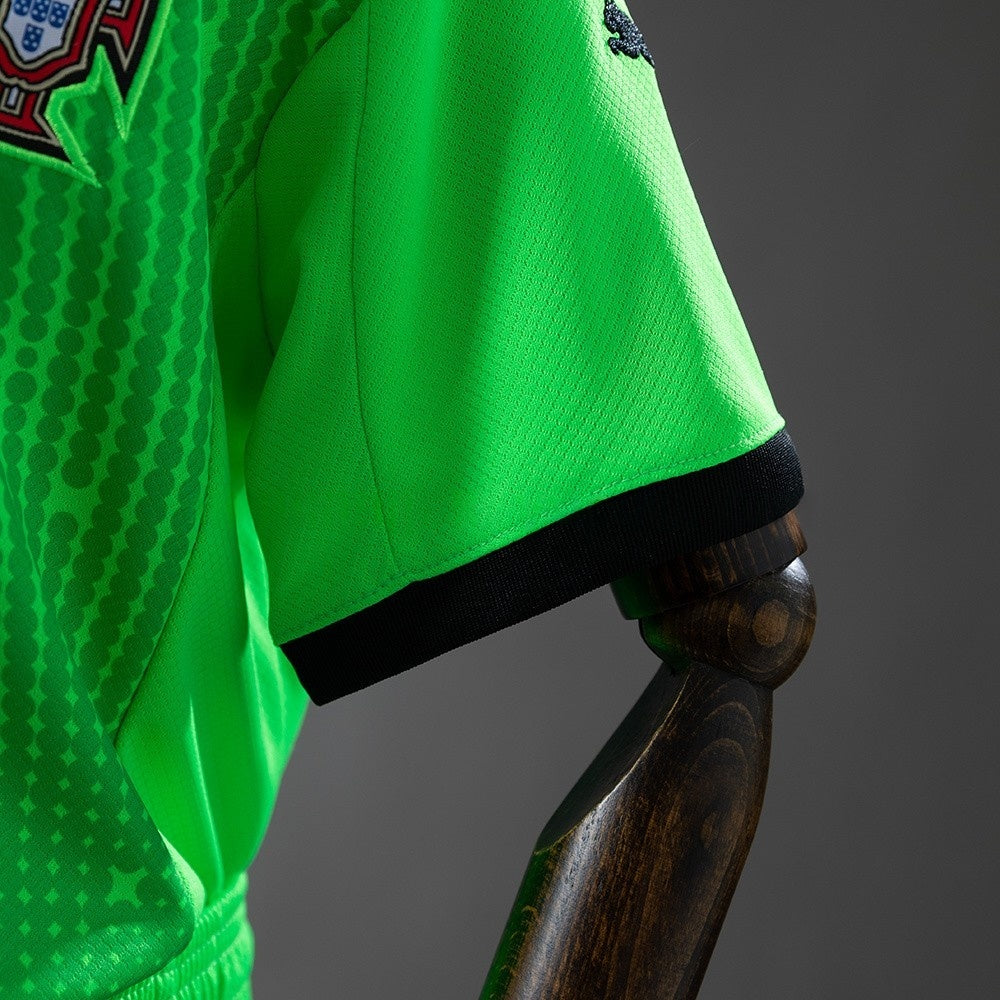 Kids Portugal Jersey 2026 Green Football Kit product image 5