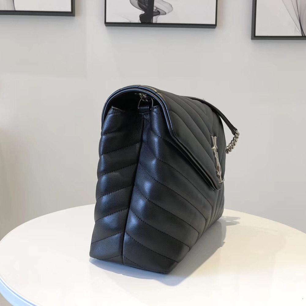 YSL Loulou Small Bag - Nero (Black) product image 5, provided for visual reference and product detail review