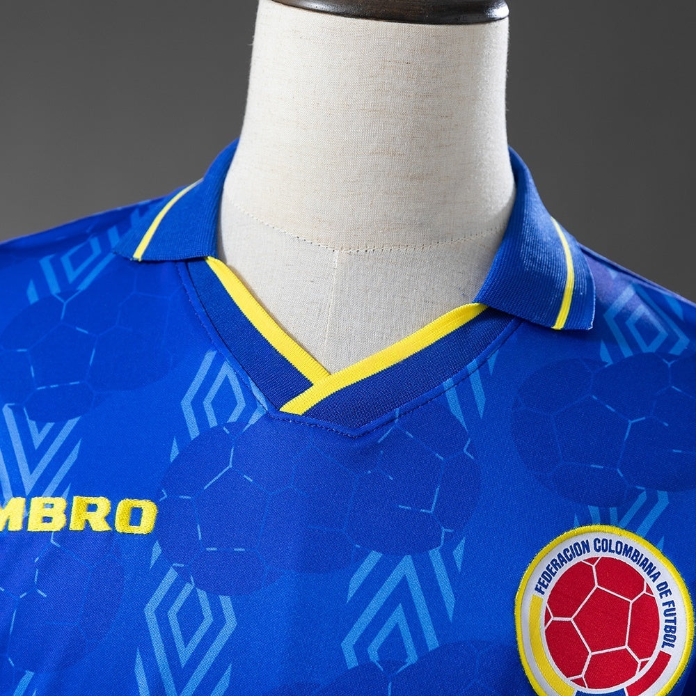 Colombia Away Jersey 1994 Retro Long Sleeves Football Kit product image 6