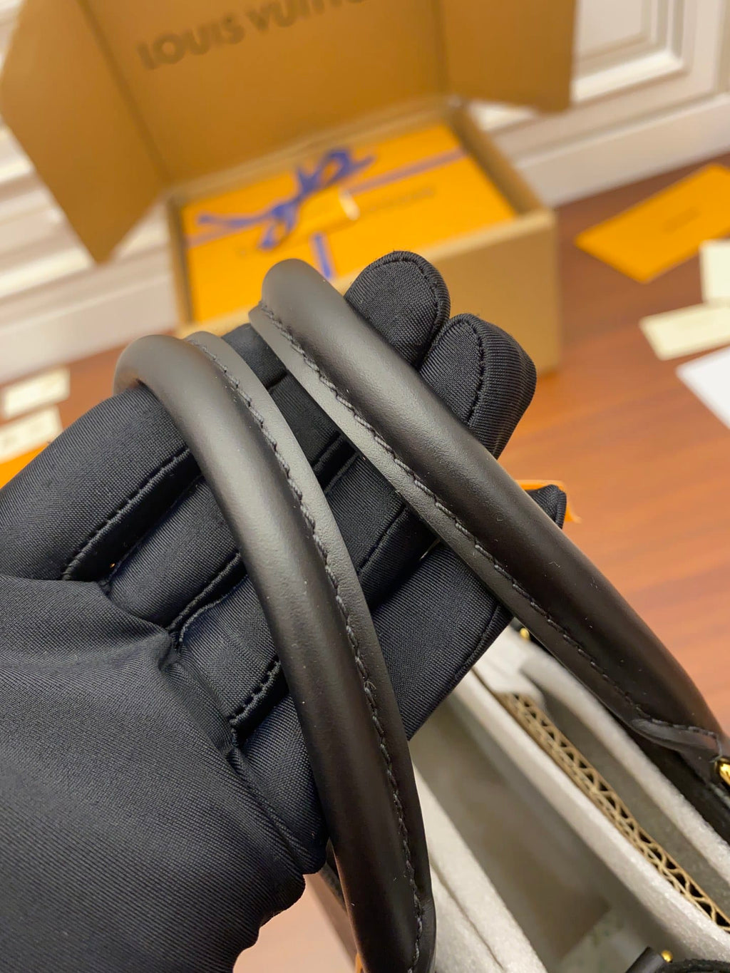 Louis Vuitton LV OnTheGo PM Handbag - Black product image 8, provided for visual reference and product detail review