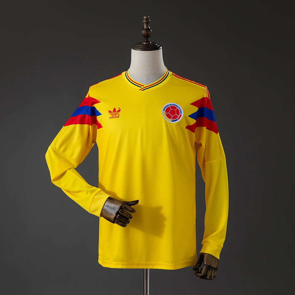 Colombia Originals Home Jersey 1990 Retro Long Sleeves product image 1