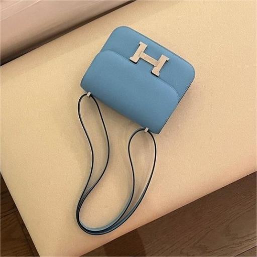 Hermes Micro Constance Bag - Blue product image 2, provided for visual reference and product detail review