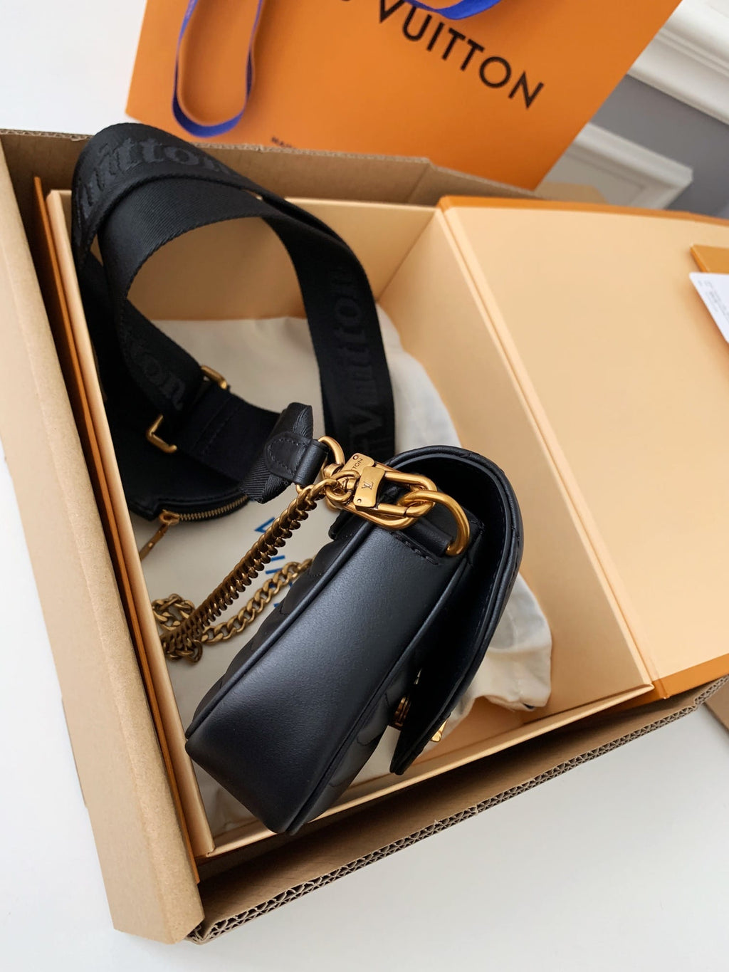 Louis Vuitton New Wave Multi-Pochette Handbag - Black product image 7, provided for visual reference and product detail