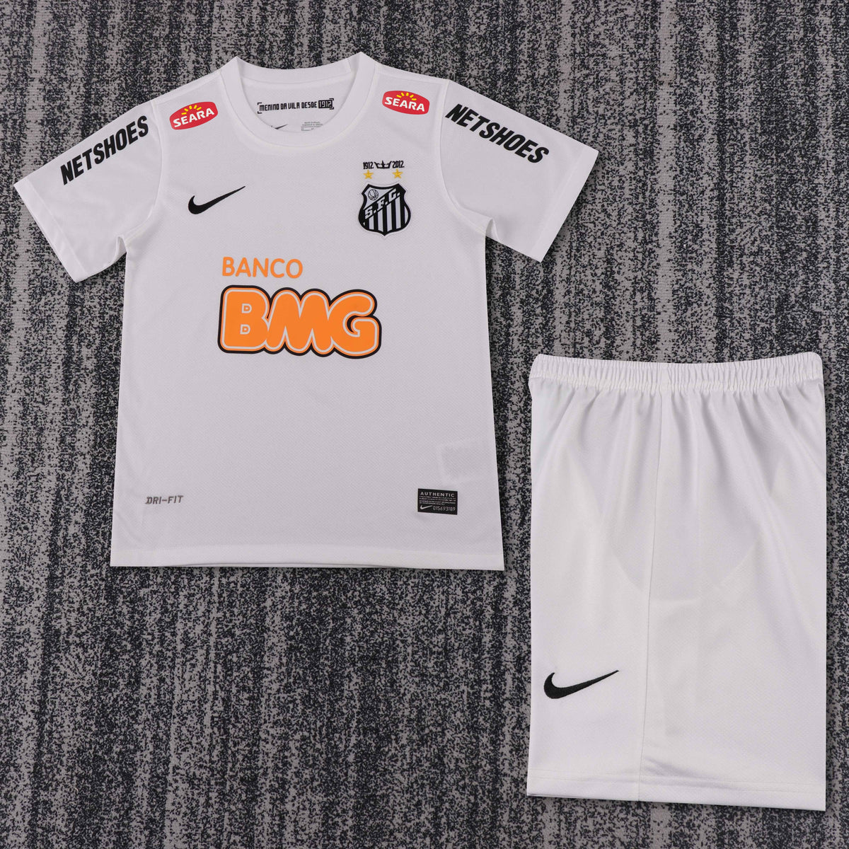 Retro Kids Santos Jersey 12/13 Home Football Kit Soccer product image 1