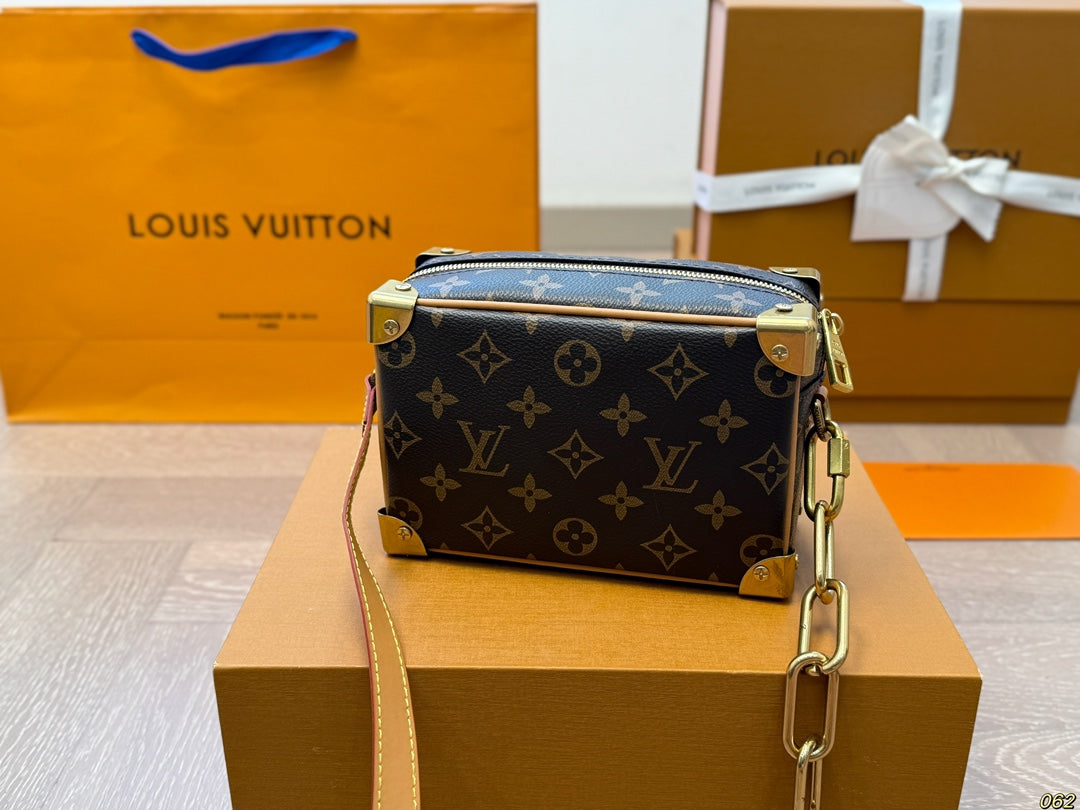 Louis Vuitton LV Soft Trunk Box Bag Satchel Bag - Brown product image 2, provided for visual reference and product detail