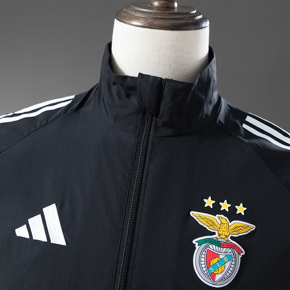 Benfica Windbreaker 1992-93 Black Football Jacket product image 2