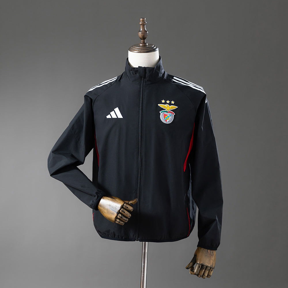 Benfica Windbreaker 1992-93 Black Football Jacket product image 1