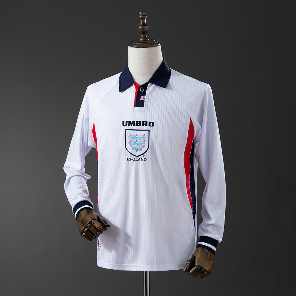 England Jersey 1998 Home Retro Football Kit Long Sleeves product image 1