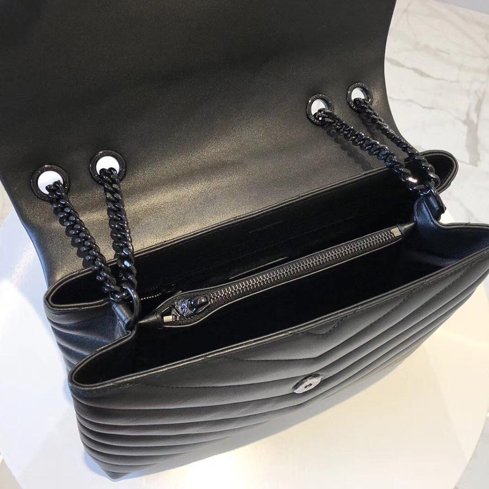 YSL Loulou Small Bag - Nero (Black) product image 5, provided for visual reference and product detail review