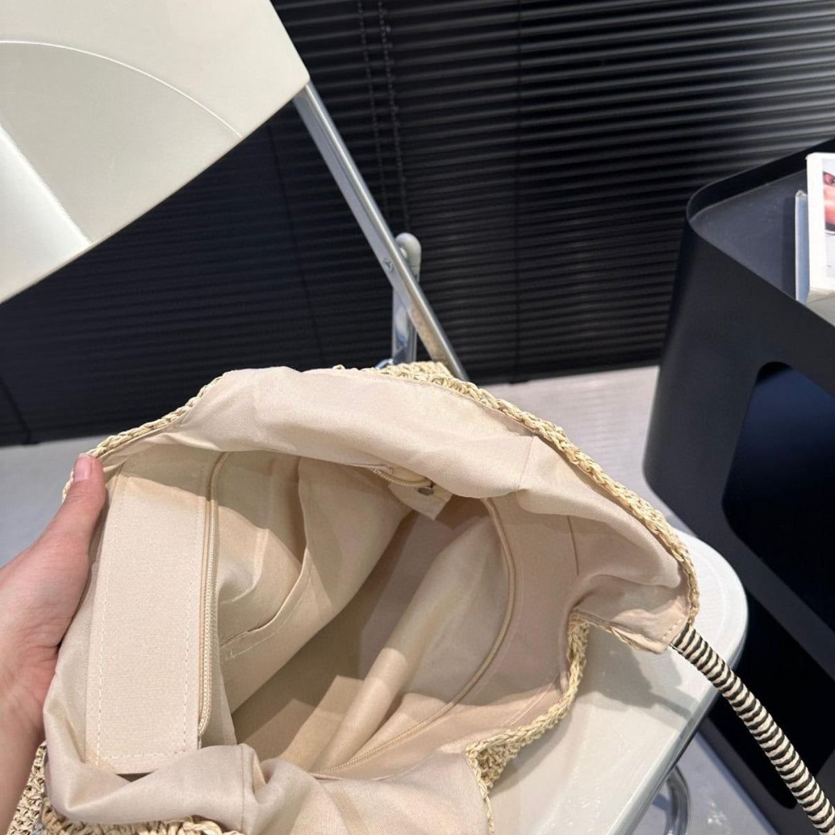Saint Laurent YSL Raffia Bag product image 6, provided for visual reference and product detail review