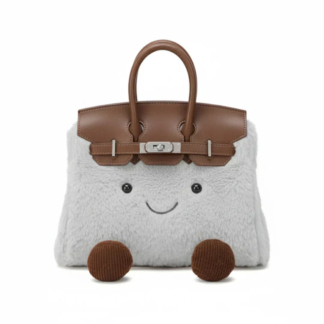 Jellycat Birkin Fluffy Bag product image 1, provided for visual reference and product detail review