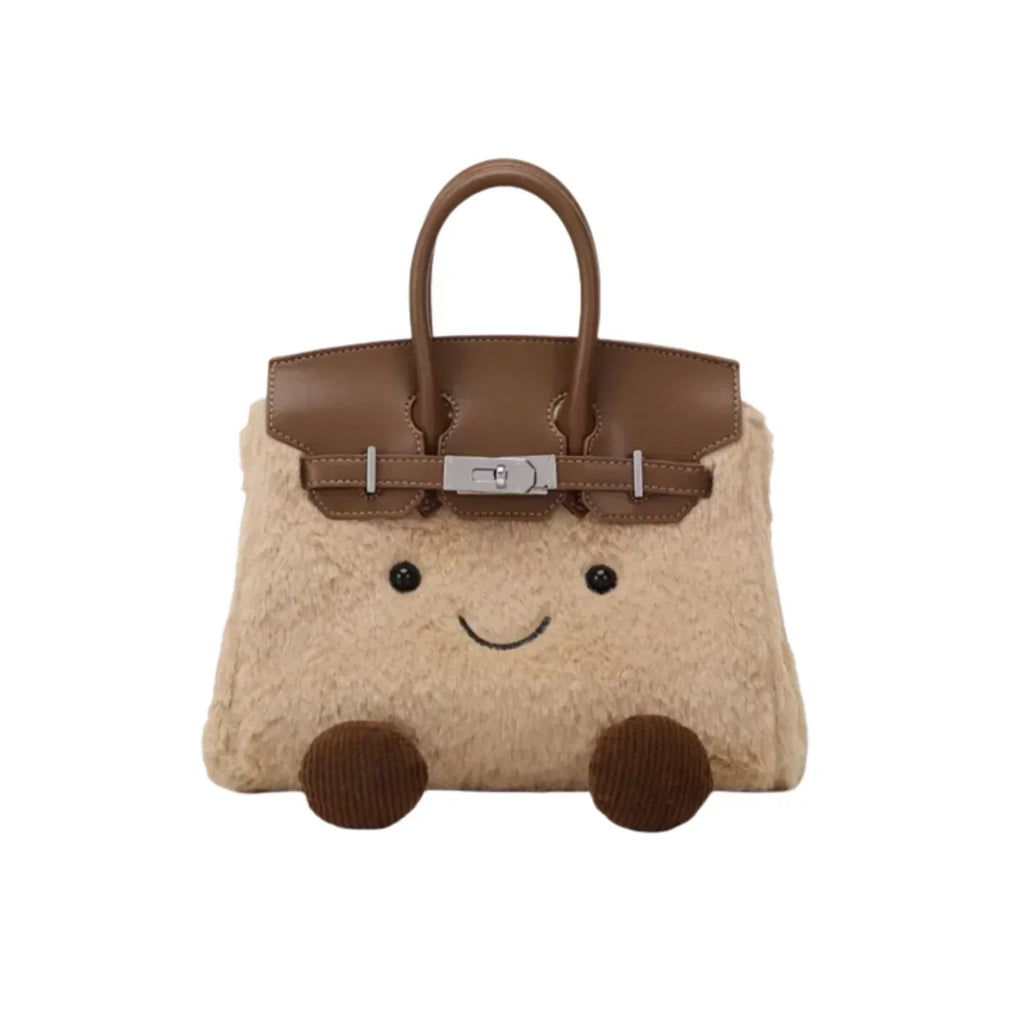Jellycat Birkin Fluffy Bag product image 2, provided for visual reference and product detail review