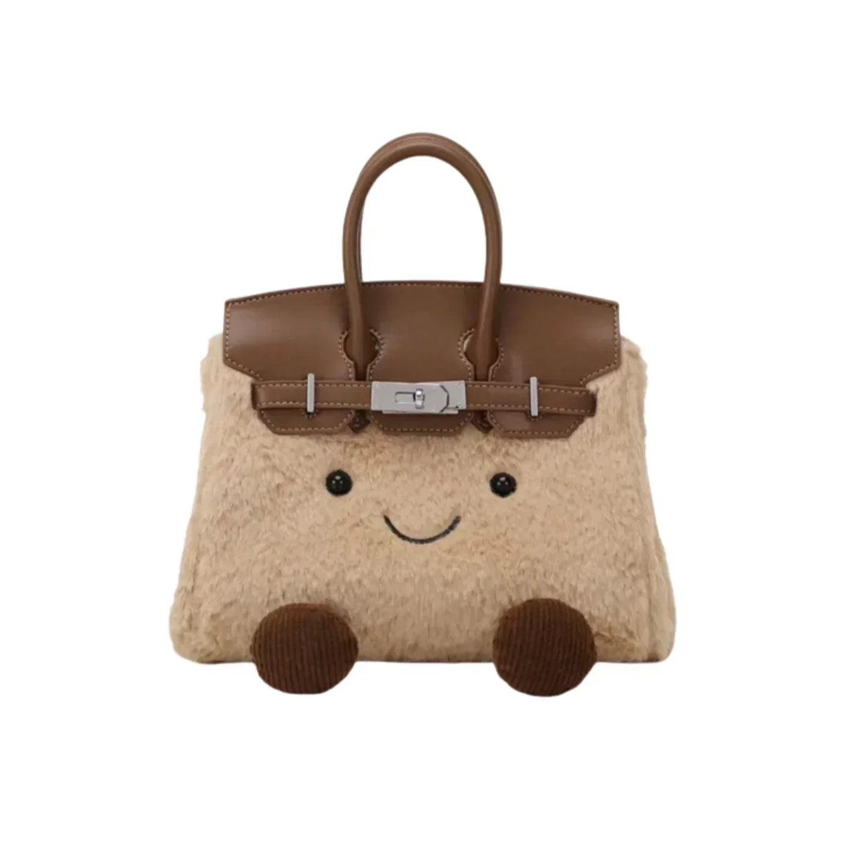 Jellycat Birkin Fluffy Bag product image 2, provided for visual reference and product detail review