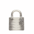 Dior Ombre Himalayan Lizard Small Shoulder Bag - White product image 1, provided for visual reference and product detail
