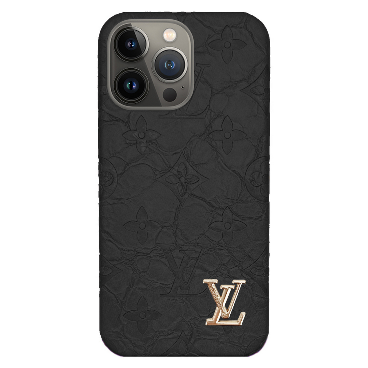 LV' Hammered Effect iPhone iPhone Case product image 1, provided for visual reference and product detail review