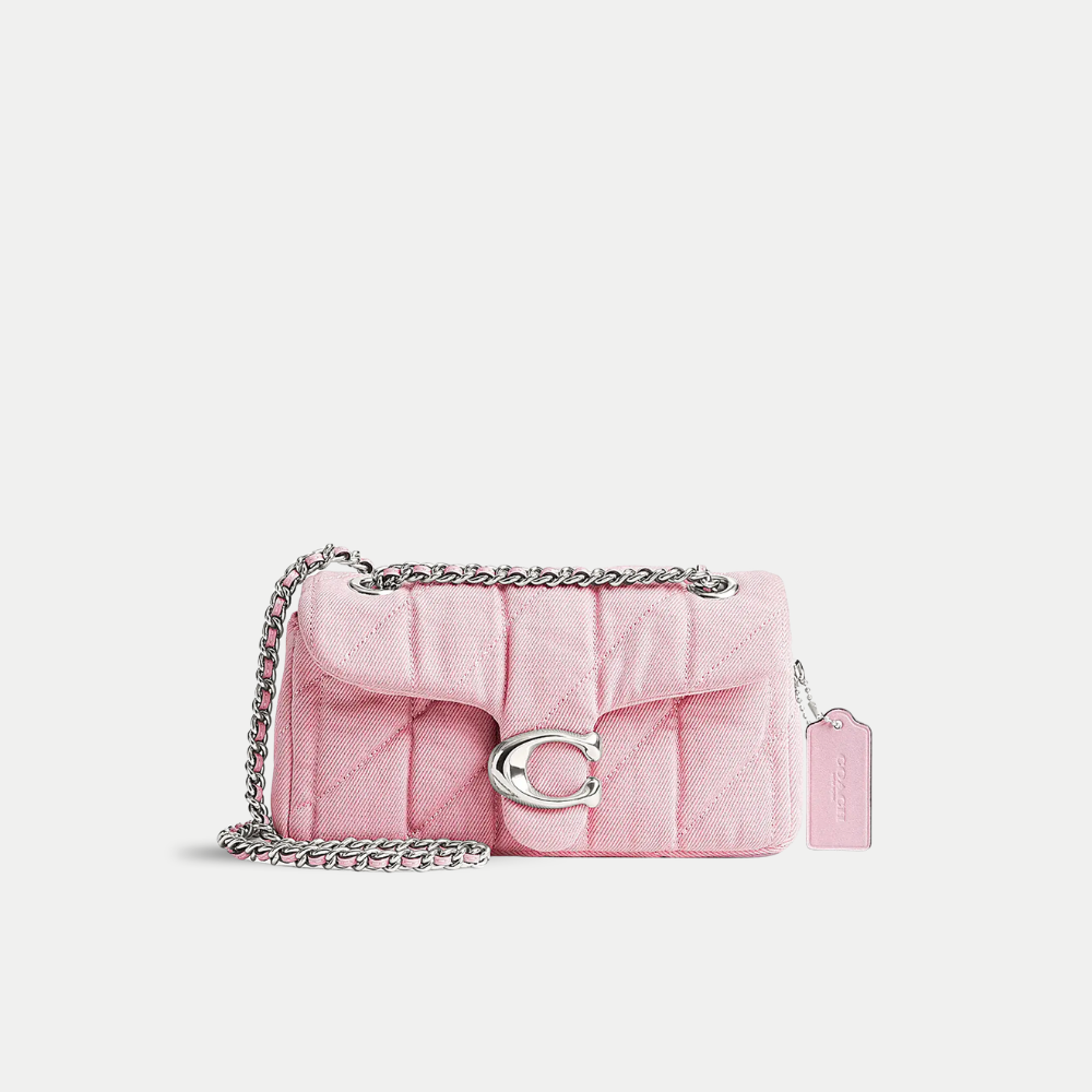 Coach Tabby Shoulder Bag 20 Quilting Pink product image 1, provided for visual reference and product detail review